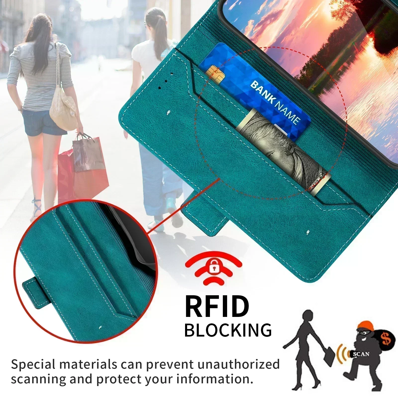 Flip Wallet Case For Samsung Galaxy A14 A13 A12 A22 A32 A52 A72 A33 A53 A73 A34 A54 4G 5G S9 S10 S20 S21 Plus FE Plus Ultra