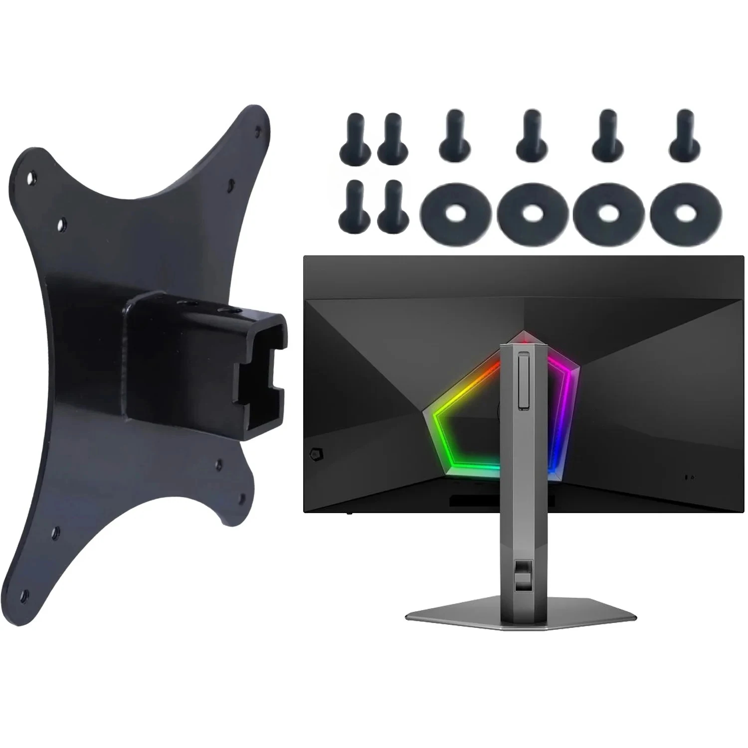 Nuevo para monitores AOC Agon PRO AG326UD AG346UCD montaje en pared 75x75 100x100 Monitor adaptador VESA para brazos-hecho de acero metálico
