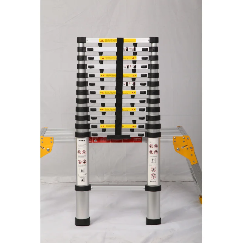 custom.Morden Industrial Aluminum Multi-purpose Telescopic Ladder Foldable Combination Structure with Straight Ladder Wareho