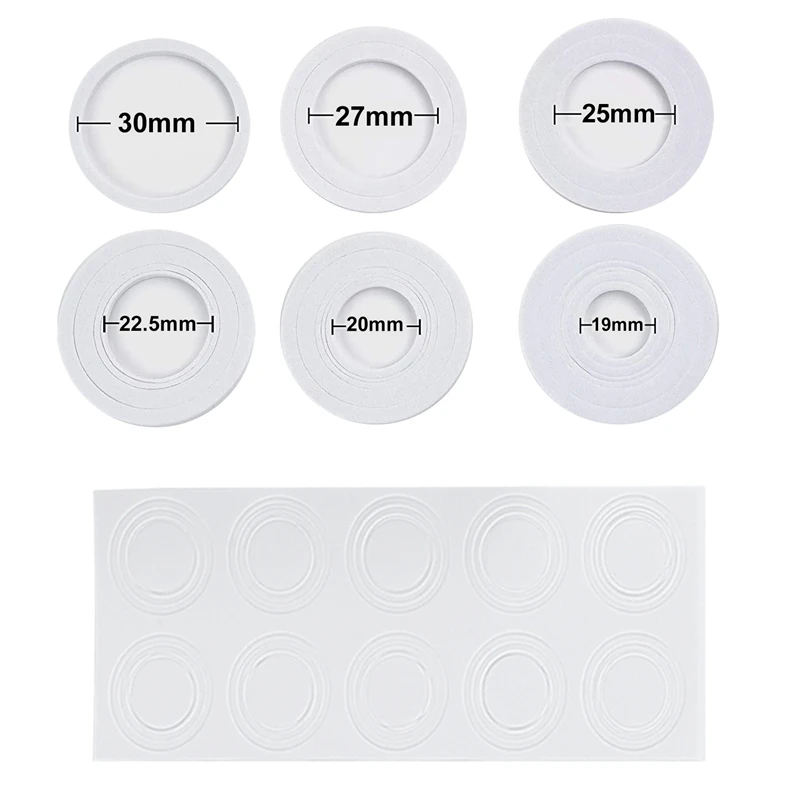 30 Mm Coin Capsules Ps Round Coin Holder Case And 6 Sizes (19/20/22.25/25/27/30Mm) Protect Gasket