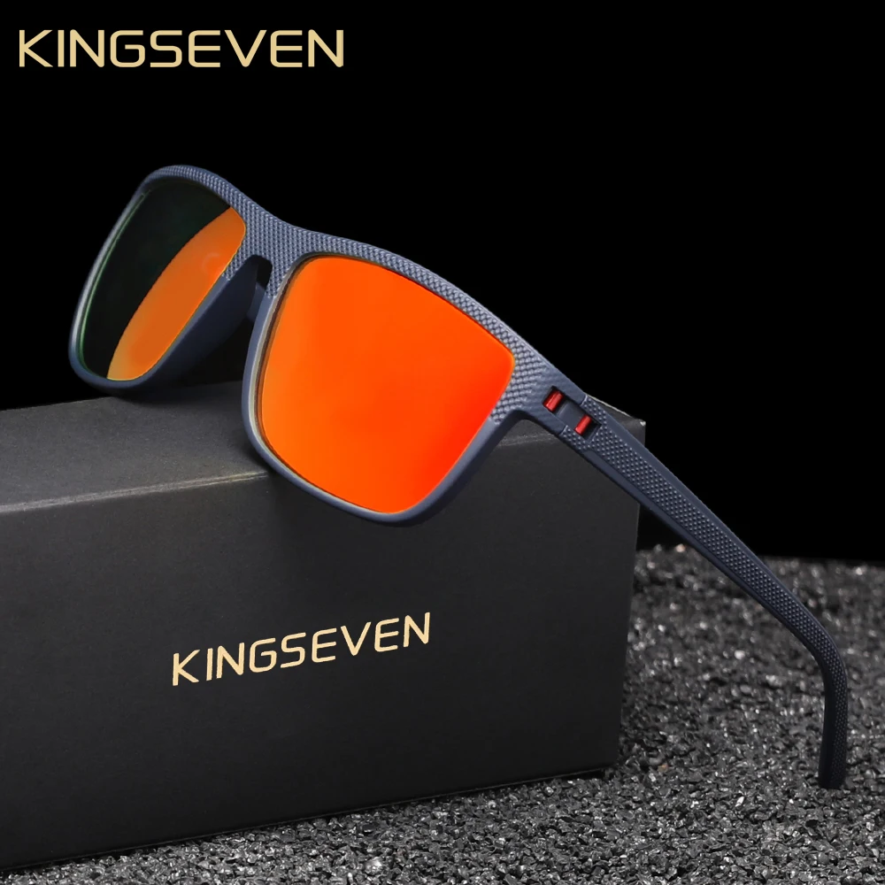 KINGSEVEN Trendy Sport Polarisierte Sonnenbrille Männer Frauen Anti-UV400 Schutzbrille Outdoor Brillen 6