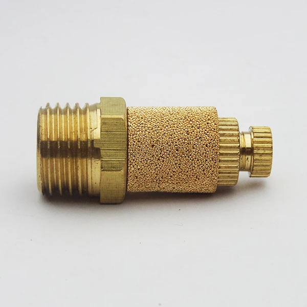 1 pcs SLL-01 SLL-02 SLL-03 SLL-04 Pneumatic Muffler Silencer Filter Flow Speed Controller Sintered Bronze