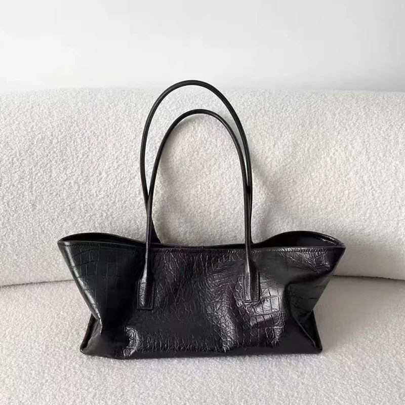 Nylon-Damen-Pendler-Einkaufstasche, minimalistische Einkaufstasche mit großem Fassungsvermögen, mehrschichtige, wasserdichte Damen-Computer-Schulter-Nylon-Handtasche – Detail 23