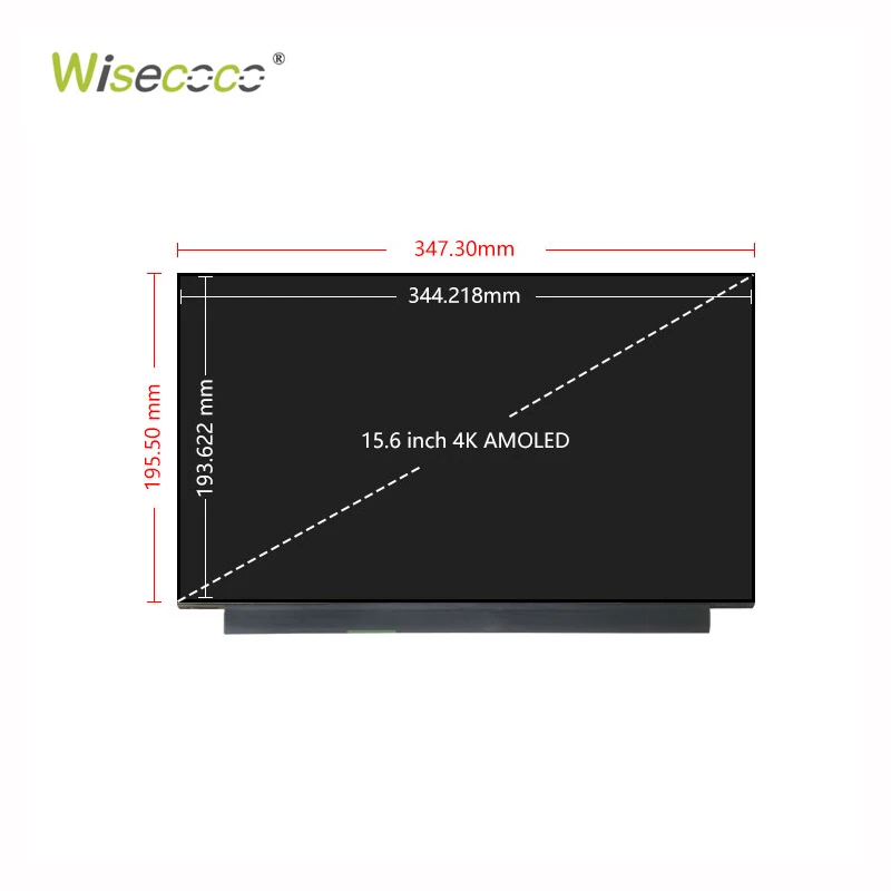 15.6 Inch IPS AMOLED 3840x2160 Resolution Ultra High Definition EDP Interface OLED Display Module