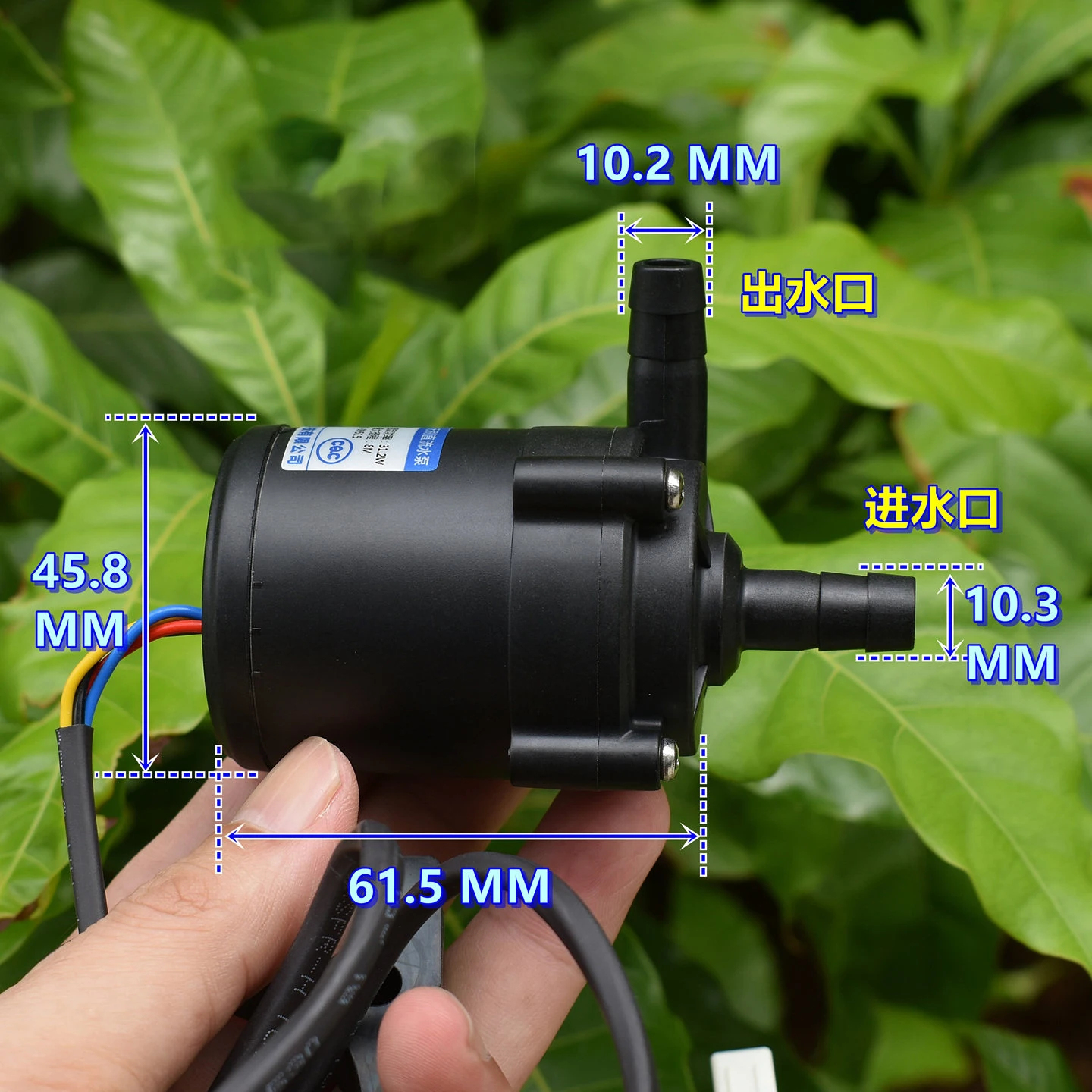 DC24V Brushless Water Pump 31.2W 10 L/min, Support PWM Speed Control Waterproof Pump, Heat resistant Pump