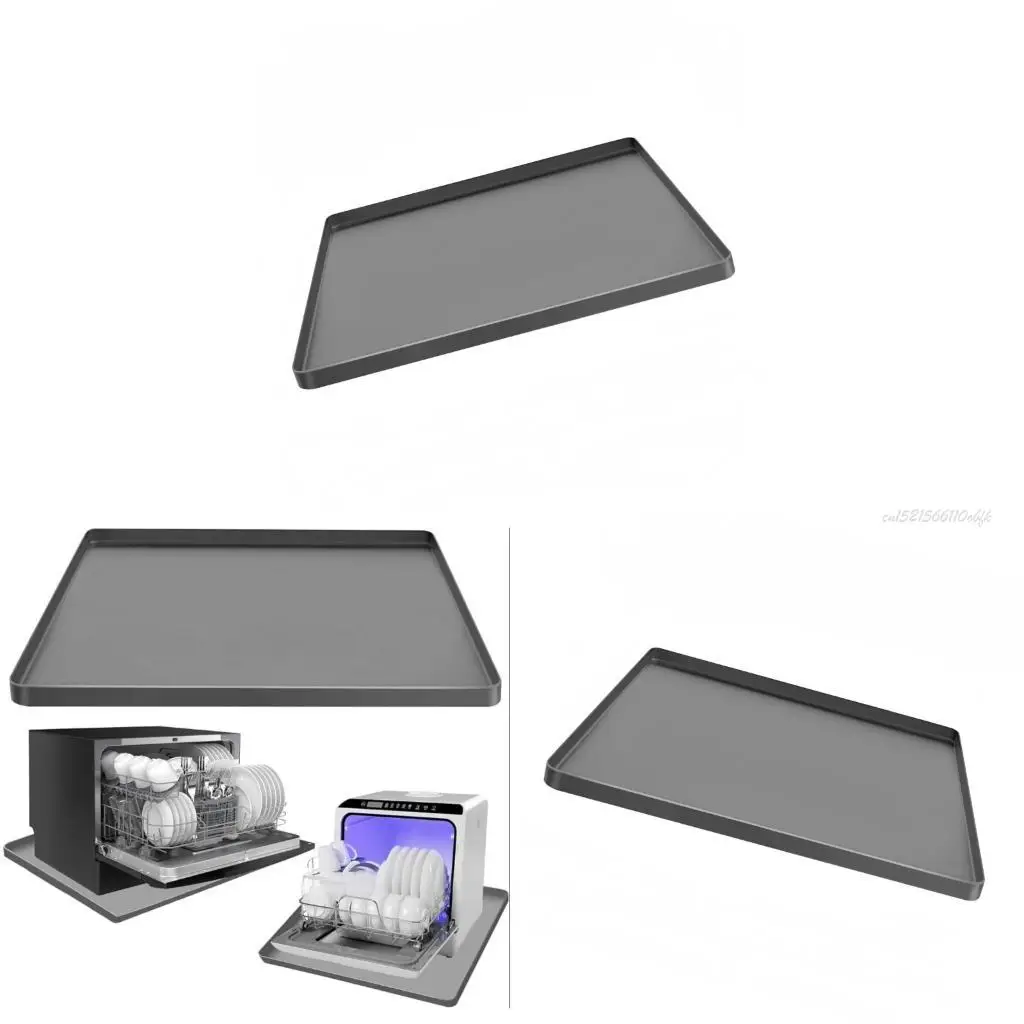 27rb lava -louças drenagem tapete pan silicone portátil com borda elevada pequena