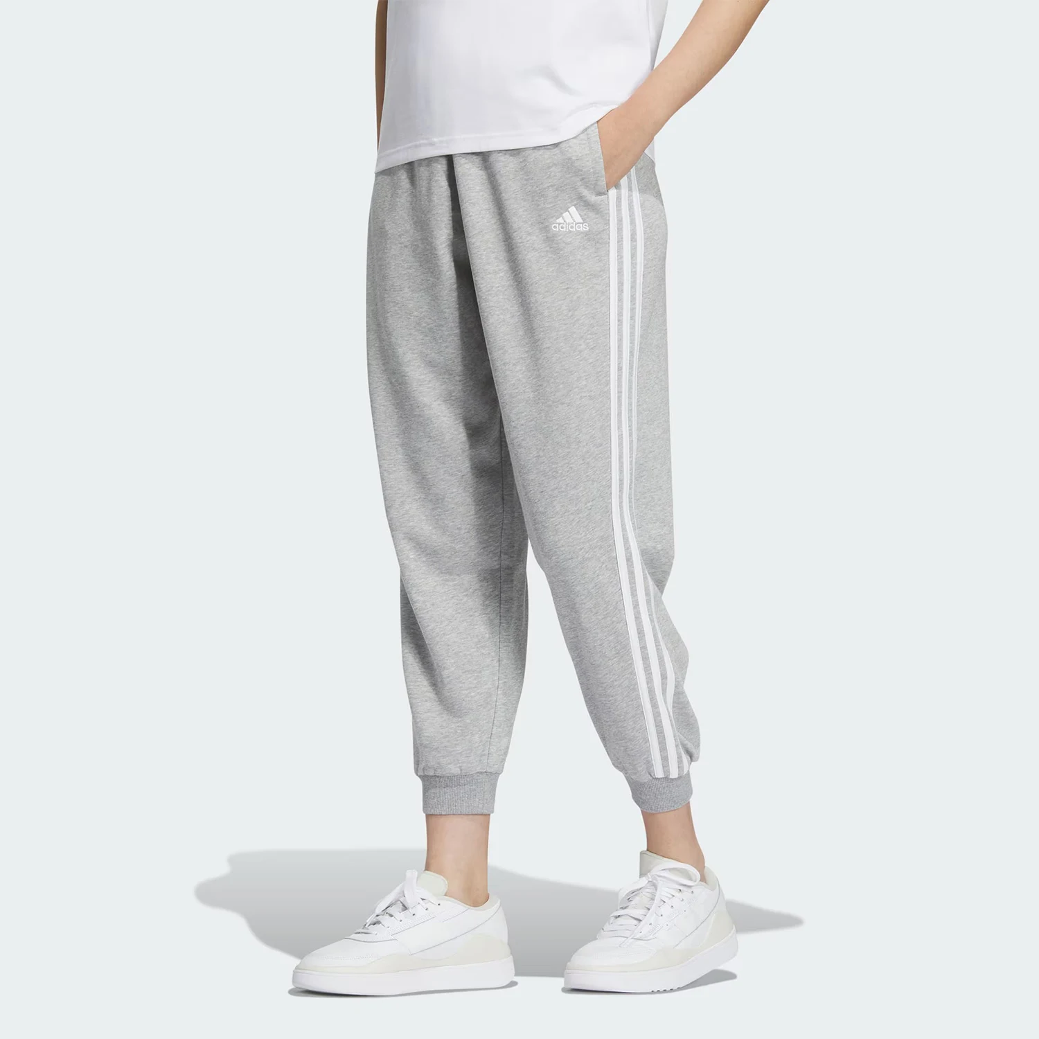 Adidas genuine genuine 2024 Women's Classic Knit Sports Casual Joggers JI6993