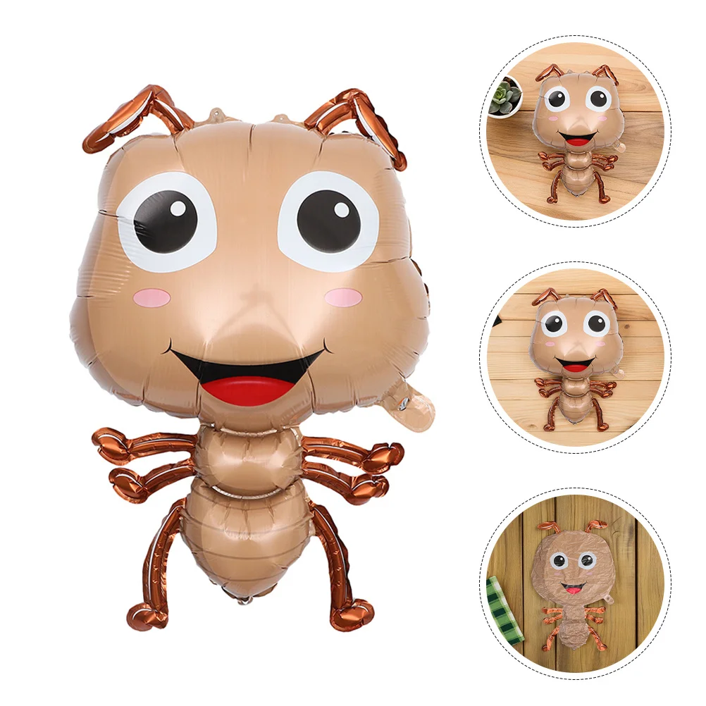 

10Pcs Ant Shaped Aluminum Foil Balloons Insect Party Decorations Kids Birthday Supplies Insect Foil Balloons Ant Shaped Balloon