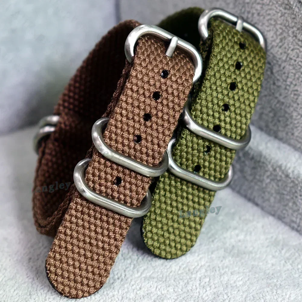 عالية الجودة النايلون القطن حزام لينة حزام الساعات ل Seiko جديلة معصمه 20 مللي متر 22 مللي متر الرياضة الرجعية سوار لهواوي ساعة Gt2/Gt3 #6