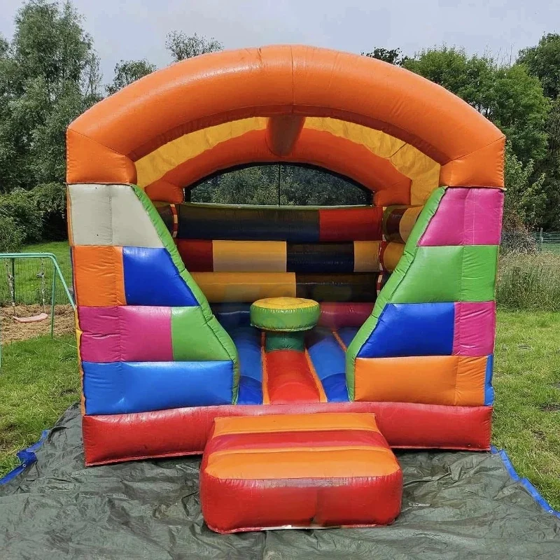 Giant Commercial Inflatable Bounce House and Mini Bouncy Castle Games Jumping Bouncy Castle With Top Roof for Sale