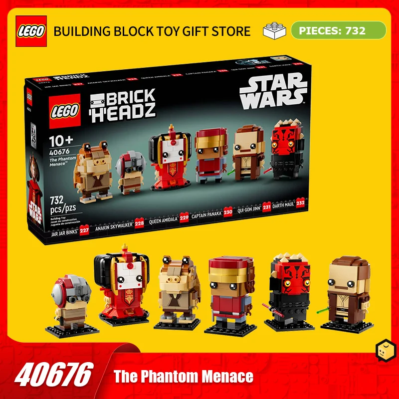 

LEGO Block Fangtouzi Series 40676 Phantom Threat Splicing Block Children's Toy Gift