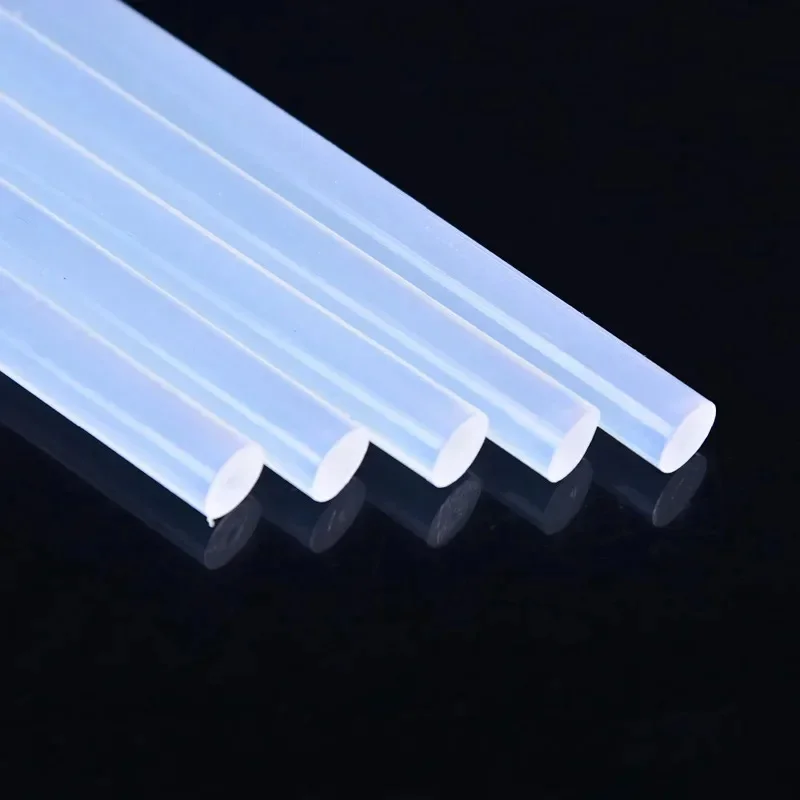 100pc Clear White High Viscosity Hot Melt Glue Sticks, 7-11mm Super Sticky Hot Glue Sticks for DIY Craft Handwork Repair