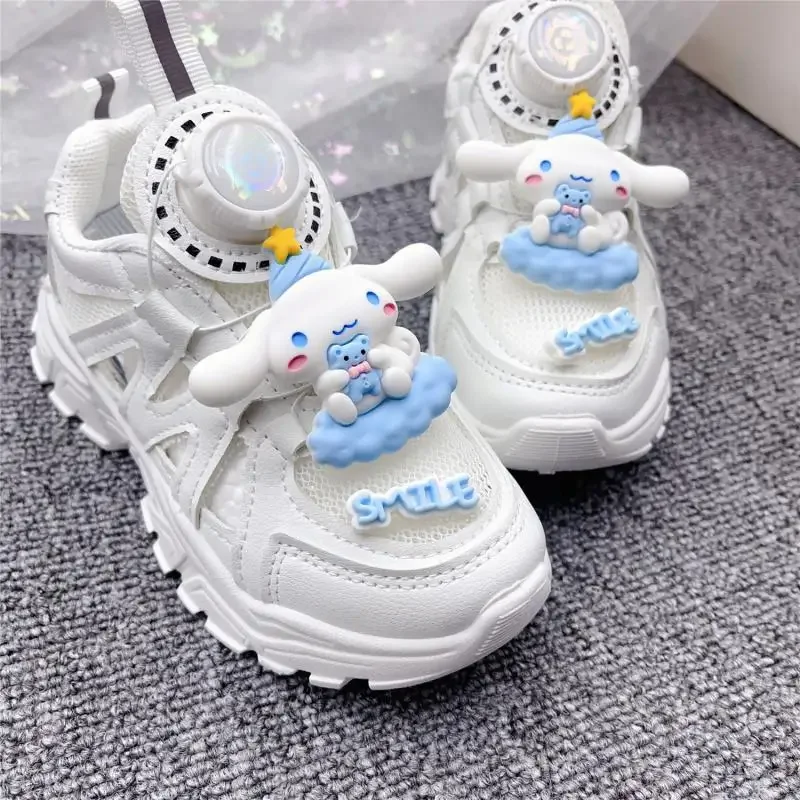 Sanrios Anime Hellokitty Sneaker Cartoon Cinnamoroll Ventileren Veelzijdige Casual Schoen Slijtvast Mijn Melodie Meisje Verjaardagscadeau