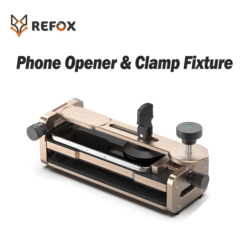 

REFOX RS51 Mobile Phone Opener and Clamp Fixture For iPhone Screen Back Glass Cover Removal and Pressure Disassembly Tool
