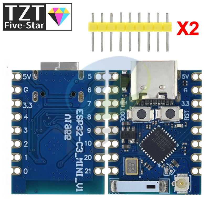 TZT ESP32-C3-Zero Pro Mini Development Board WiFi Bluetooth Ultra-small Size ESP8266 ESP32 C3 ESP 32 For Arduino