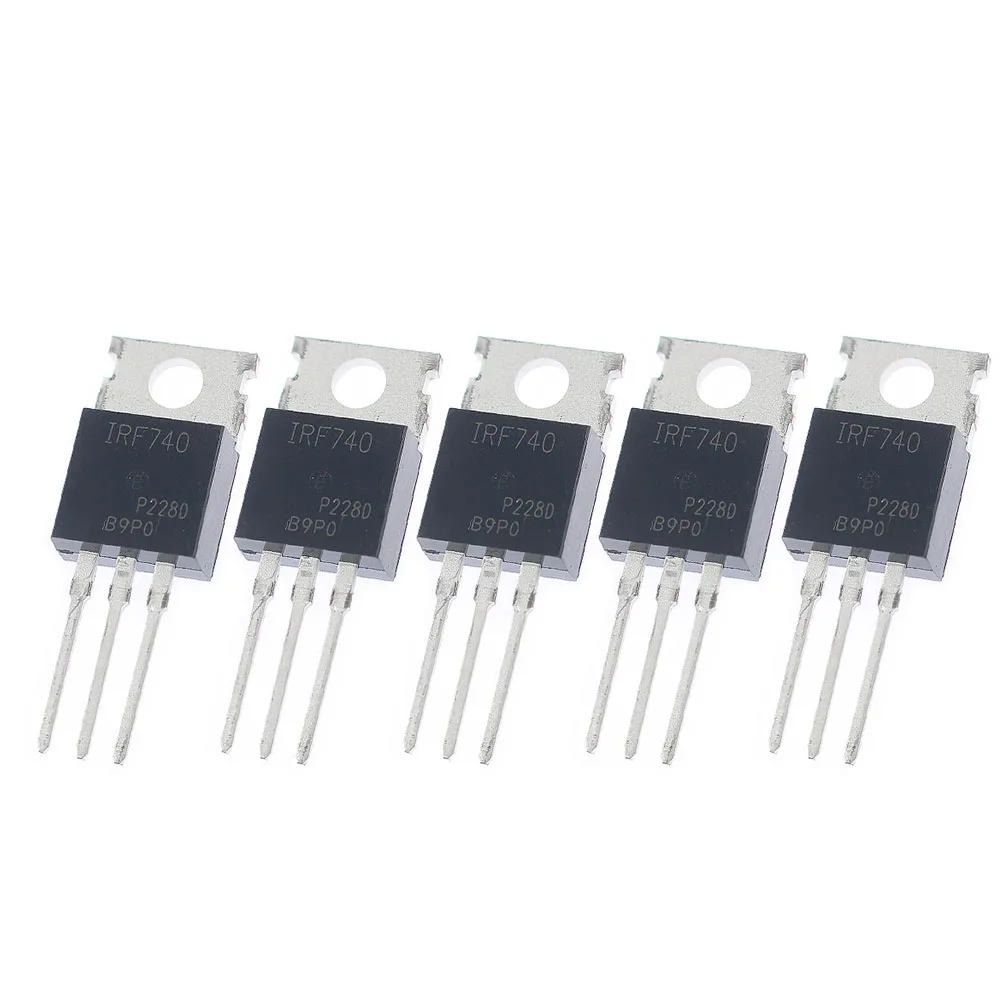 5PCS IRF740 MOSFET Transistor TO-220 New