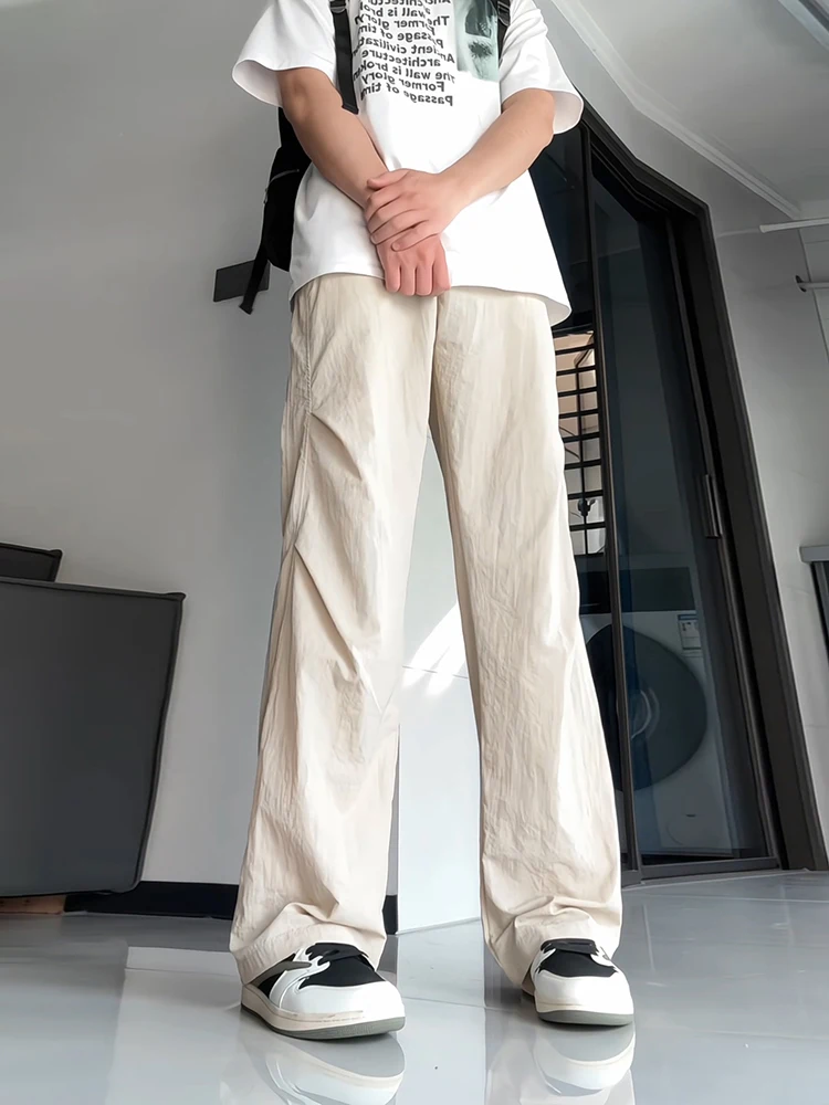 

Мужские летние водонепроницаемые брюки-карго цвета хаки для активного отдыха, прямые, в американском стиле, повседневные, спортивные