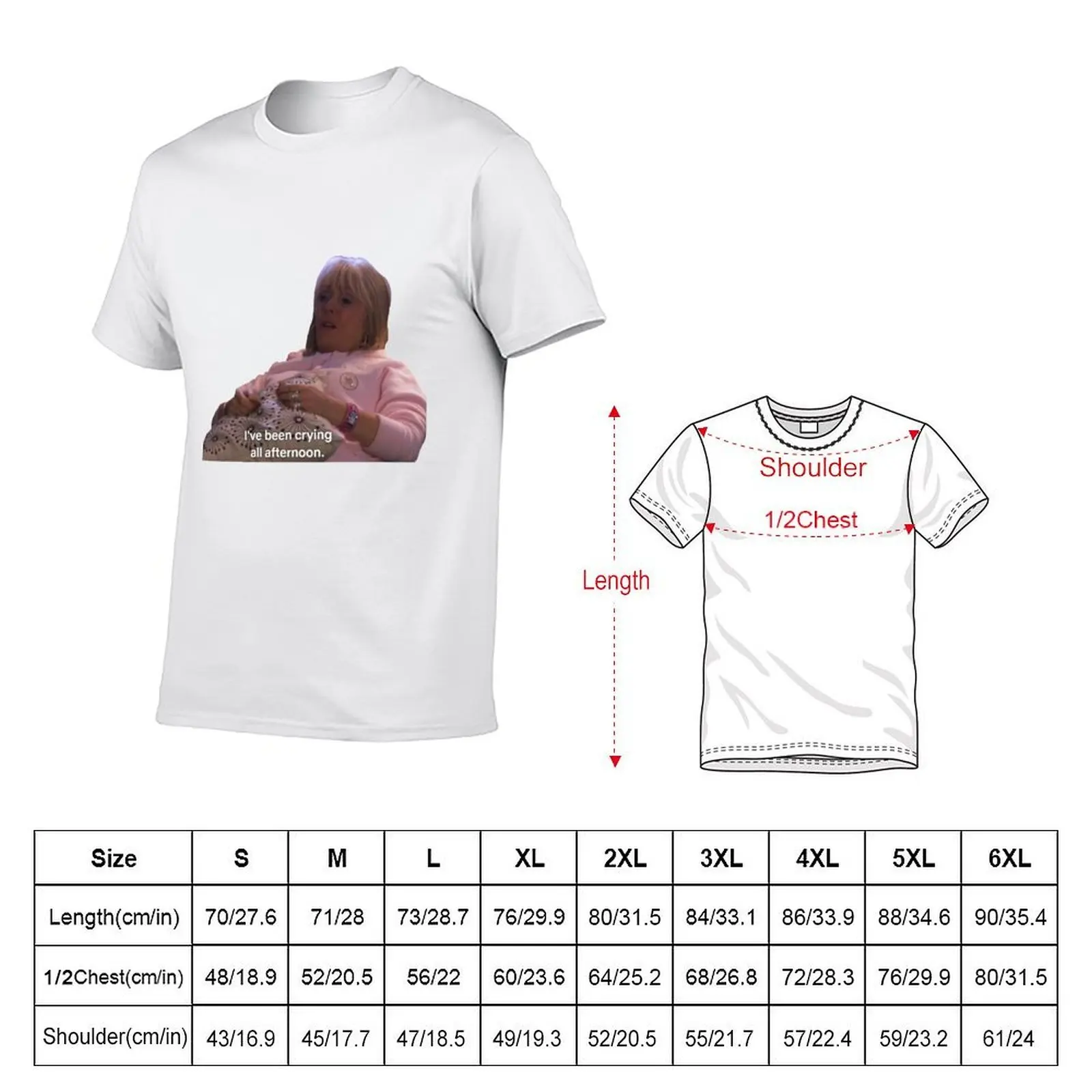 Pam Shipman Crying All Afternoon Gavin & Stacey T-Shirt man graphic t shirt t shirts designer cotton t shirt man T-shirt