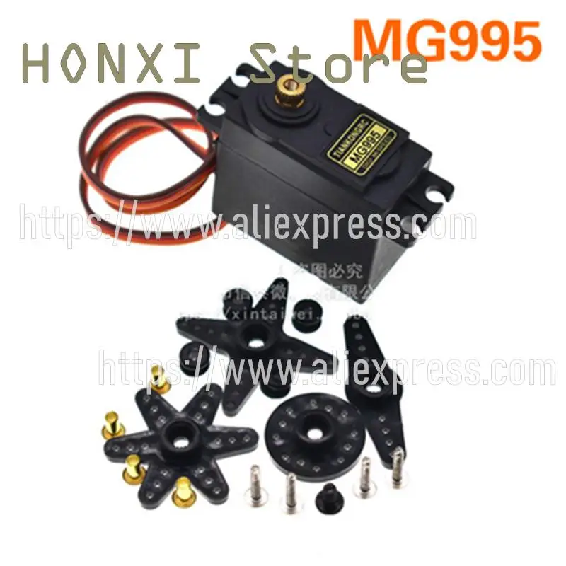 1PCS MG995 MG996R MG946R metal standard digital 20 kg robot steering gear steering gear 180 degrees