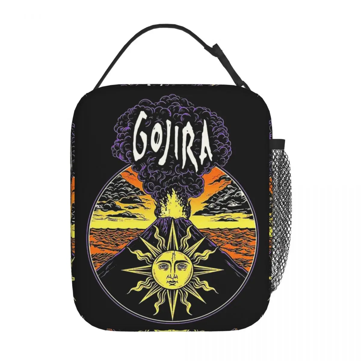 

Gojiras Music Heavy Metal Accessories Insulated Lunch Bag For Office Food Storage Bag Portable Thermal Cooler Lunch Boxes