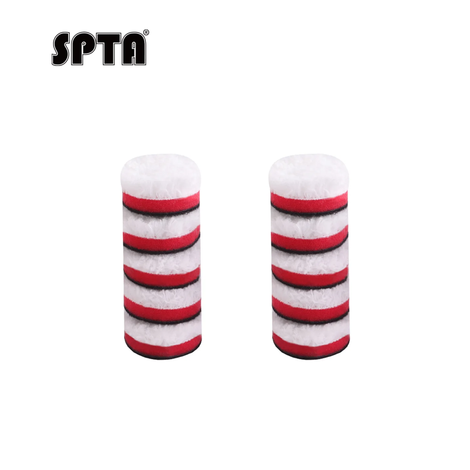 

SPTA 12.5MM/25MM/1Inch/2Inch/3Inch Microfiber Pads, T20 Microfiber Finishing Pads to Remove Fine Scratches, Car Wash Scratches