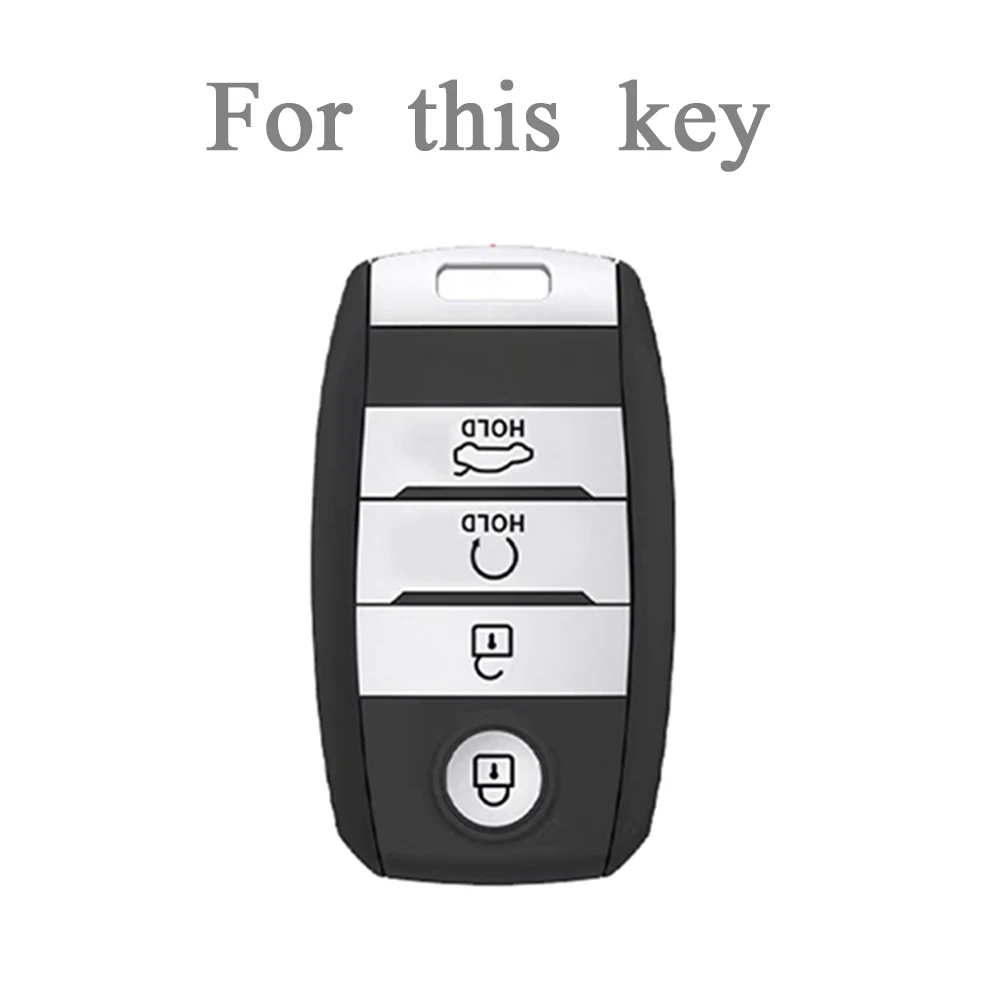 4 Buttons TPU Car Remote Key Case Cover for KIA Sportage Cerato Optima K2 K3 K4 K5 RIO Picanto Soul Sorento Sedona Shell Fob