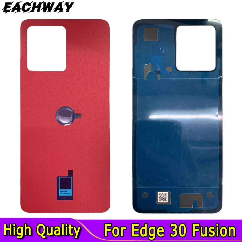 

6.55" New For Motorola Edge 30 Fusion Battery Cover Door Rear Panel Housing Repair Replace For Moto Edge 30 Fusion Back Cover