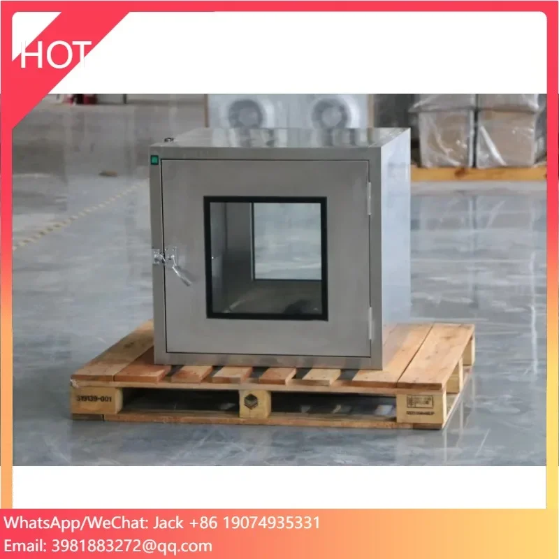 Sterilizzazione da laboratorio ad aria Flusso laminare Vhp portatile Scatola passante angolare per area Gmp a doppia porta all'ingrosso per sterilizzazione da laboratorio