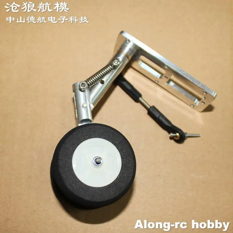 Jeu de tours de train d'atterrissage à double ressort agenouillé, servo en métal 12g, 98-158mm pour modèles d'avion RC, avion à jet souterrain RC, pièces de bricolage