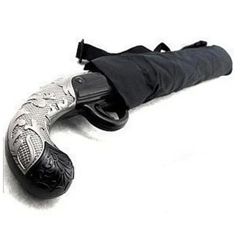 Two-fold Automatic Short Gun Cosplay Parasol Folding Windproof Classic Western Gun Sunny Personality Fashion Creativity Umbrella