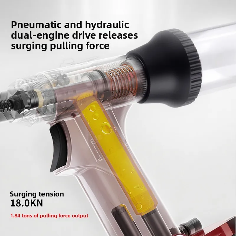 Ruiyi R-4190 Pneumatic Rivet Gun, Industrial-Grade Self-Priming Stainless Steel Blind Rivet Gun