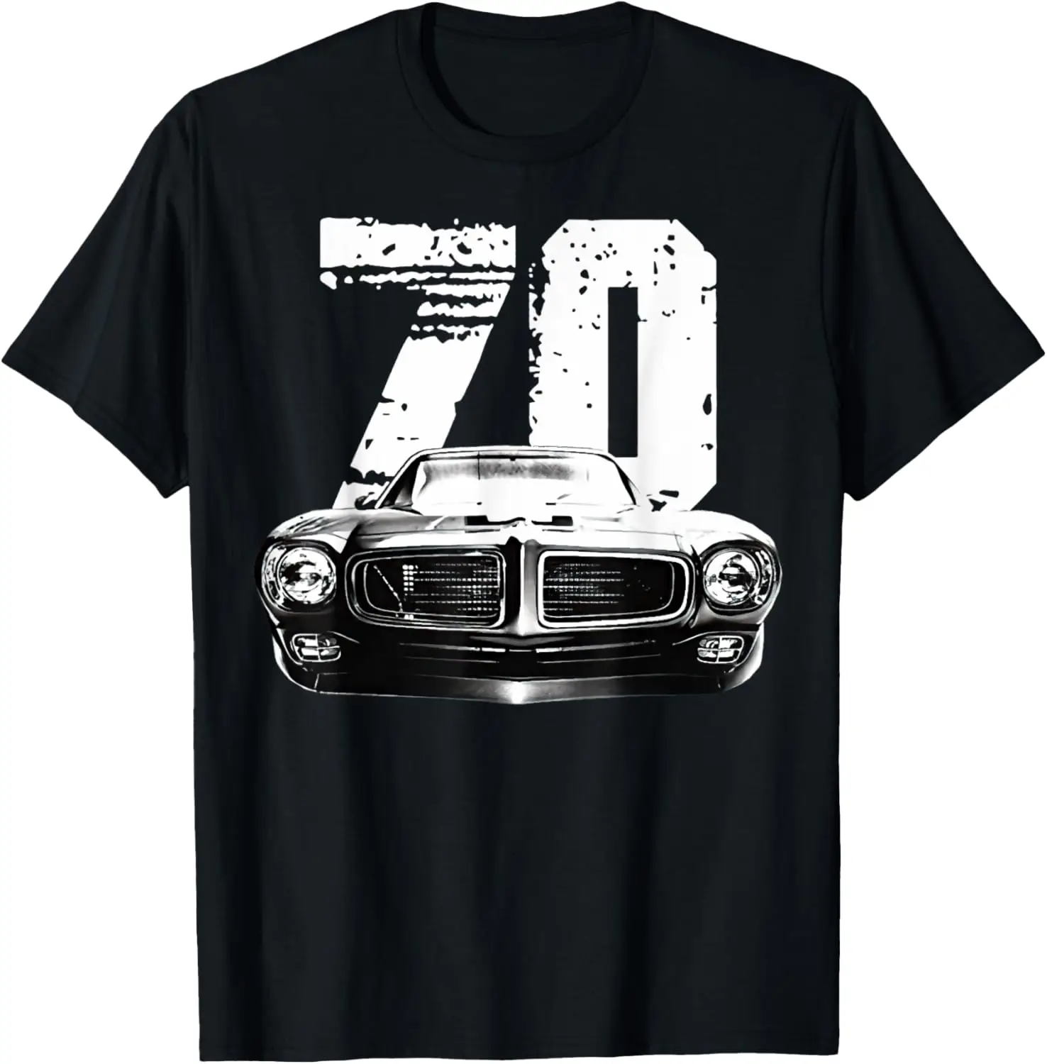 1970 trans am vintage black car MUSCLE CARS 70s CLASSIC T-Shirt