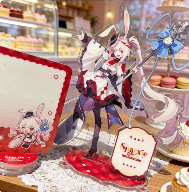 Anime Honkai：Star Rail Evanescia Silver Wolf Acrylic Stand Figure Model Plate Cosplay Collection Desktop Decor Gifts MM