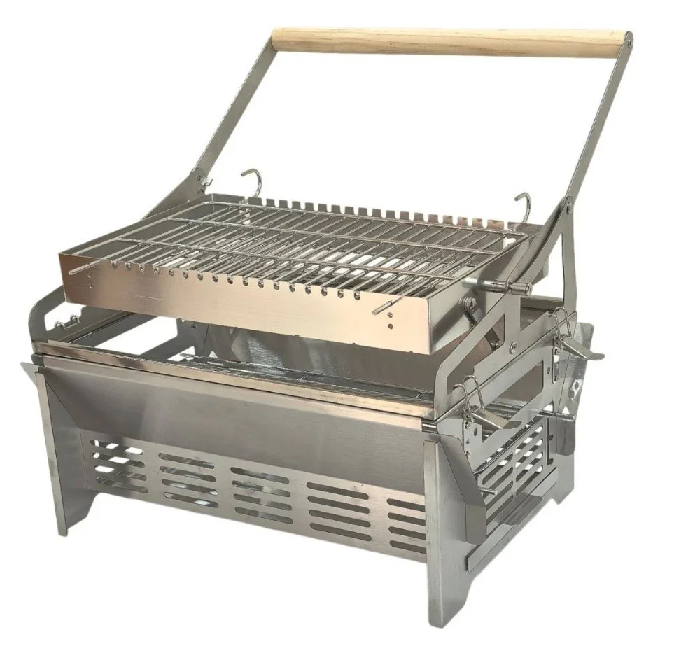 In Stock Folding Charcoal BBQ Grill Easy Assembly For Outdoor Cooking view 2