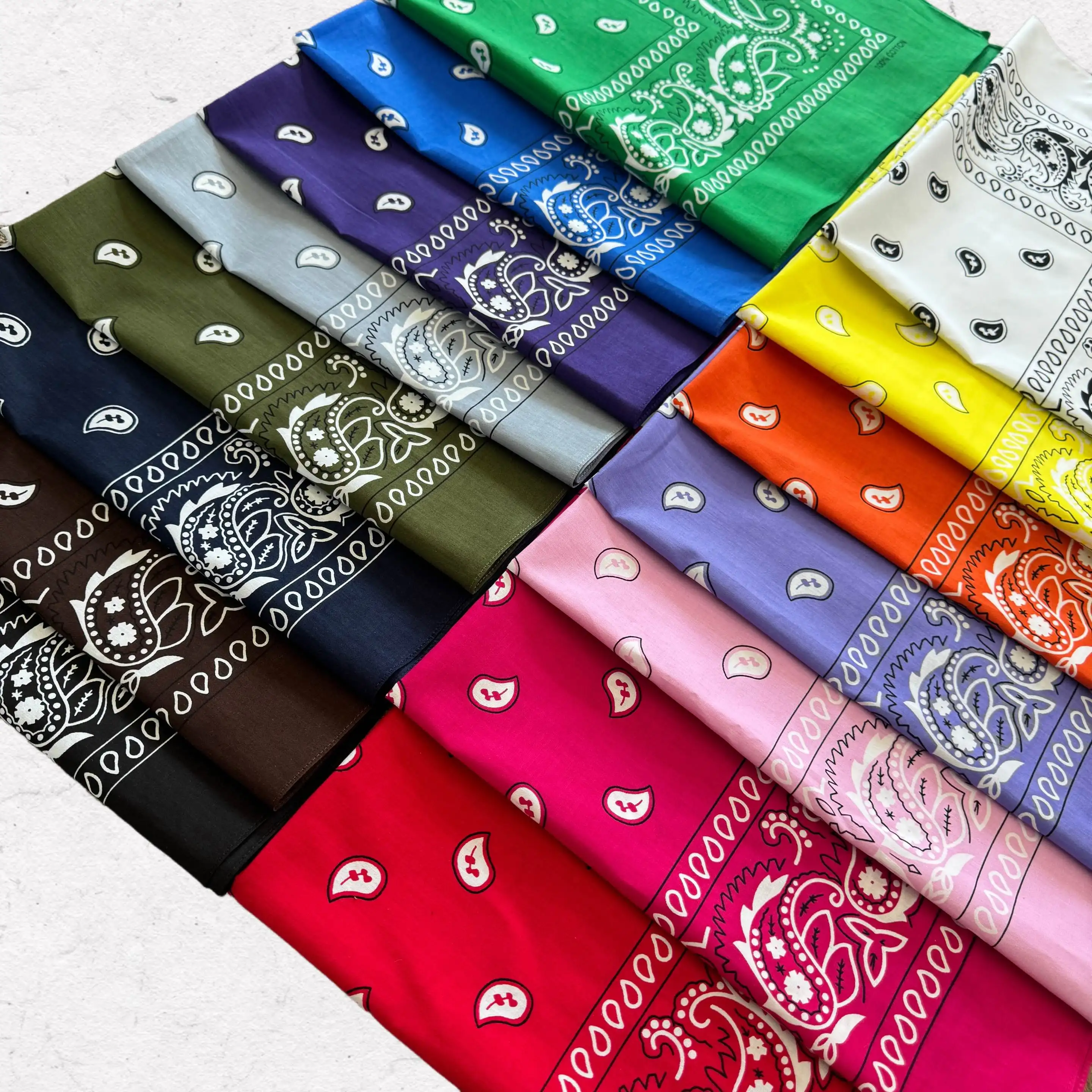 Multipurpose Unisex Paisley Bandanas Hair bands Headwear Hip-hop Neck Head Wrap Scarf Wristscarf Accessories For Men Woman