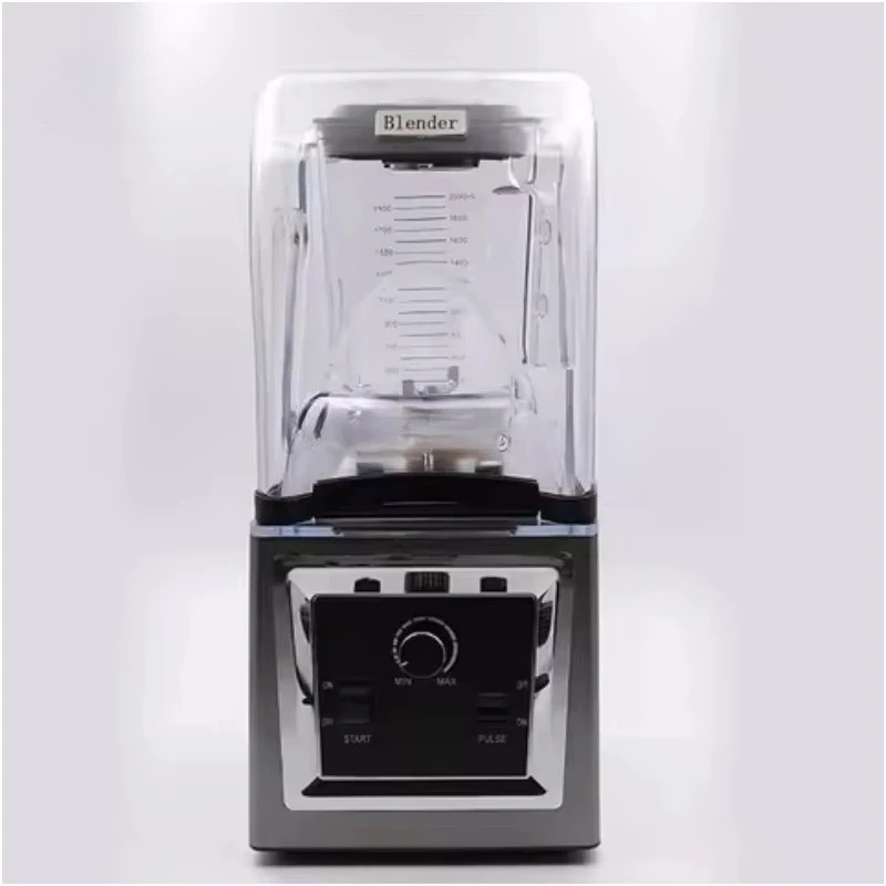 +-+Professional Kitchen Appliance High Speed Silent Blender Ice Crusher Fruits Juice Mixer Soundproof Blender for Commercial Use