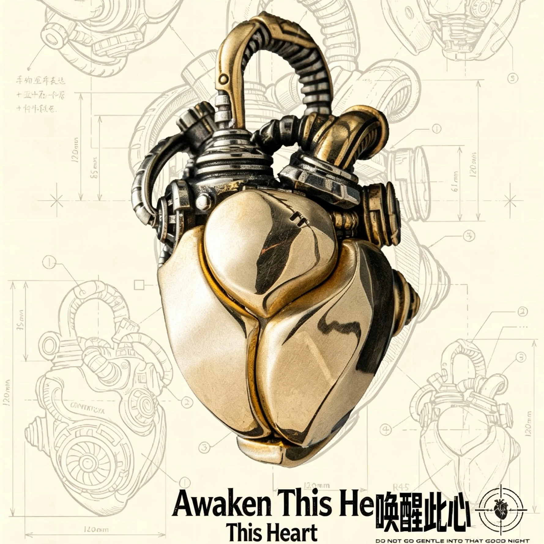 2026 Original Design Vibrating Mechanical Heart Pendant, Precision Mechanical Pressable Modular Figure DIY, Unisex Gift