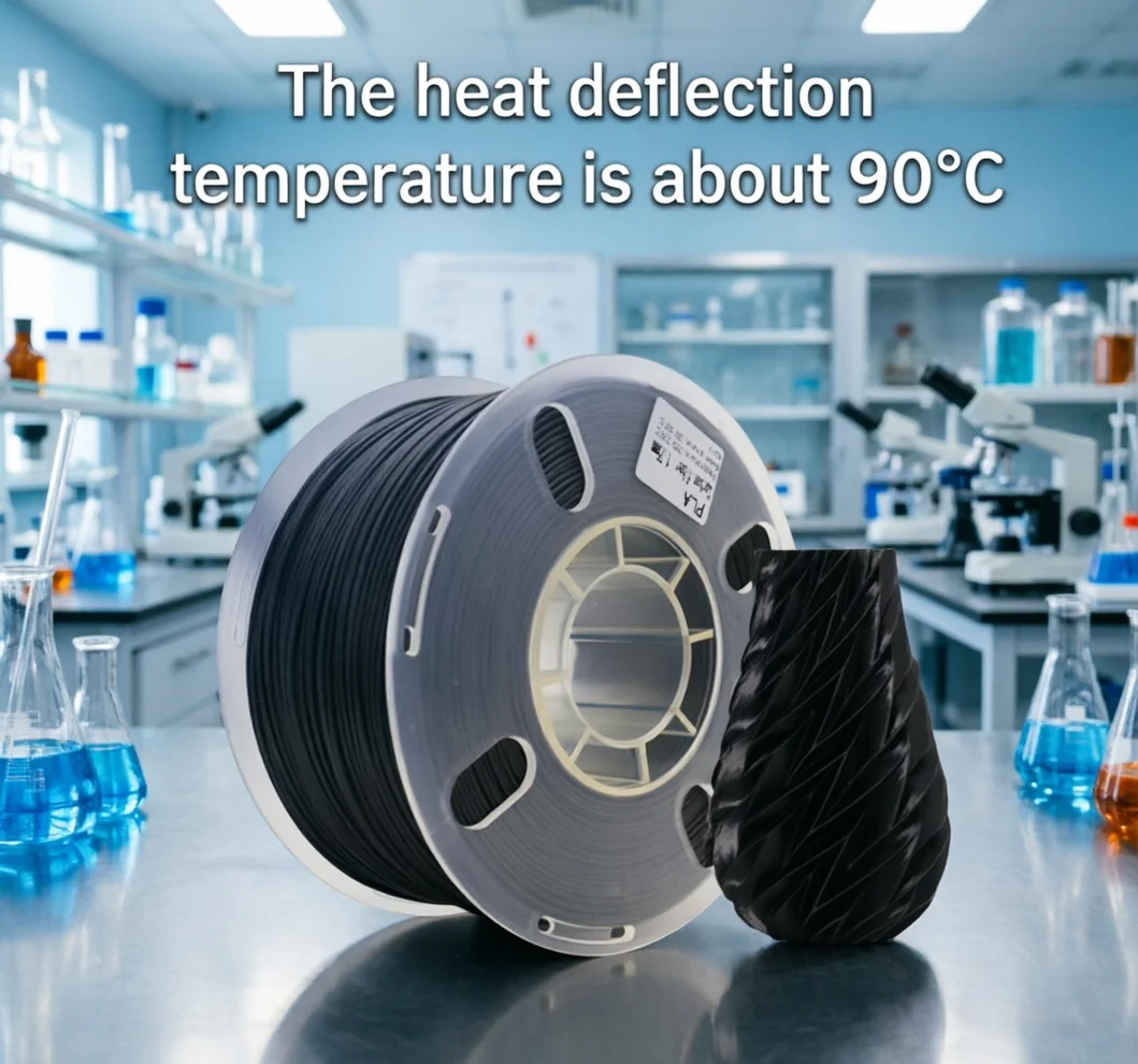 CF-PLA+PETG+ASA+ABS 3D Filament, High Strength Carbon Fiber Composite Filament 1.75mm, 1kg,High Temperature Resistance