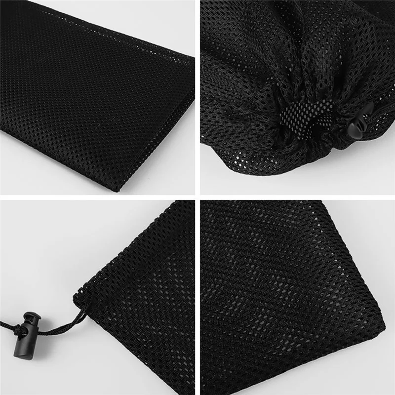 

T02C!4 Piece Pond Pump Filter Netting Black Media Bag Pump Mesh Bag For Pond Biological