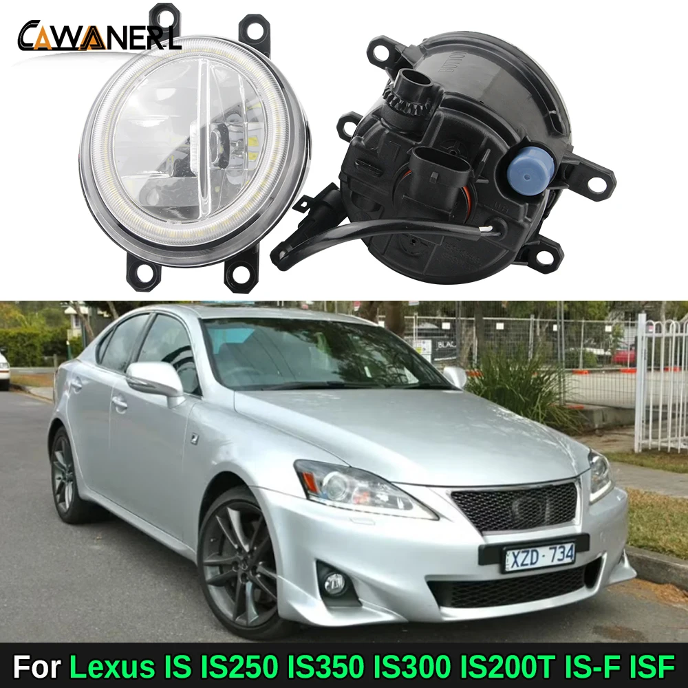 

2IN1 Function Car LED Fog Light with Angel Eye Daytime Running Lamp Function H11 For Lexus IS IS250 IS350 IS-F ISF IS300 IS200T
