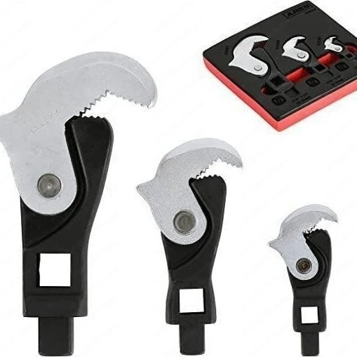 

Torque wrench ratchet movable opening steel eagle beak transfer crescent head plug hook