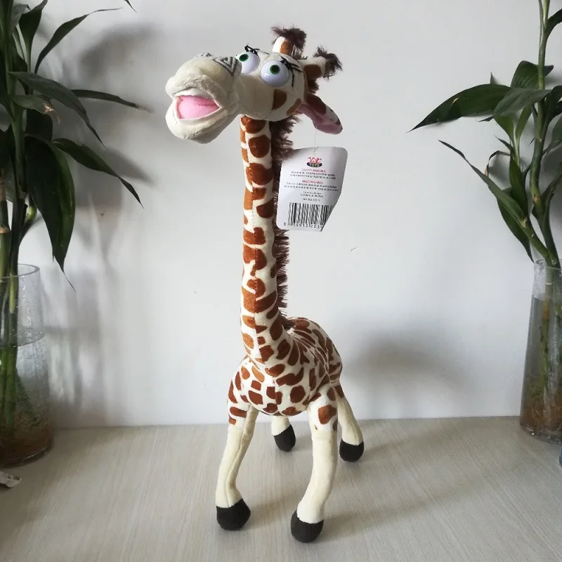 Über 45cm Cartoon Giraffe Madagaskar Melman Plüsch Spielzeug Weiche Puppe Kinder Spielzeug Geburtstag Geschenk h2637