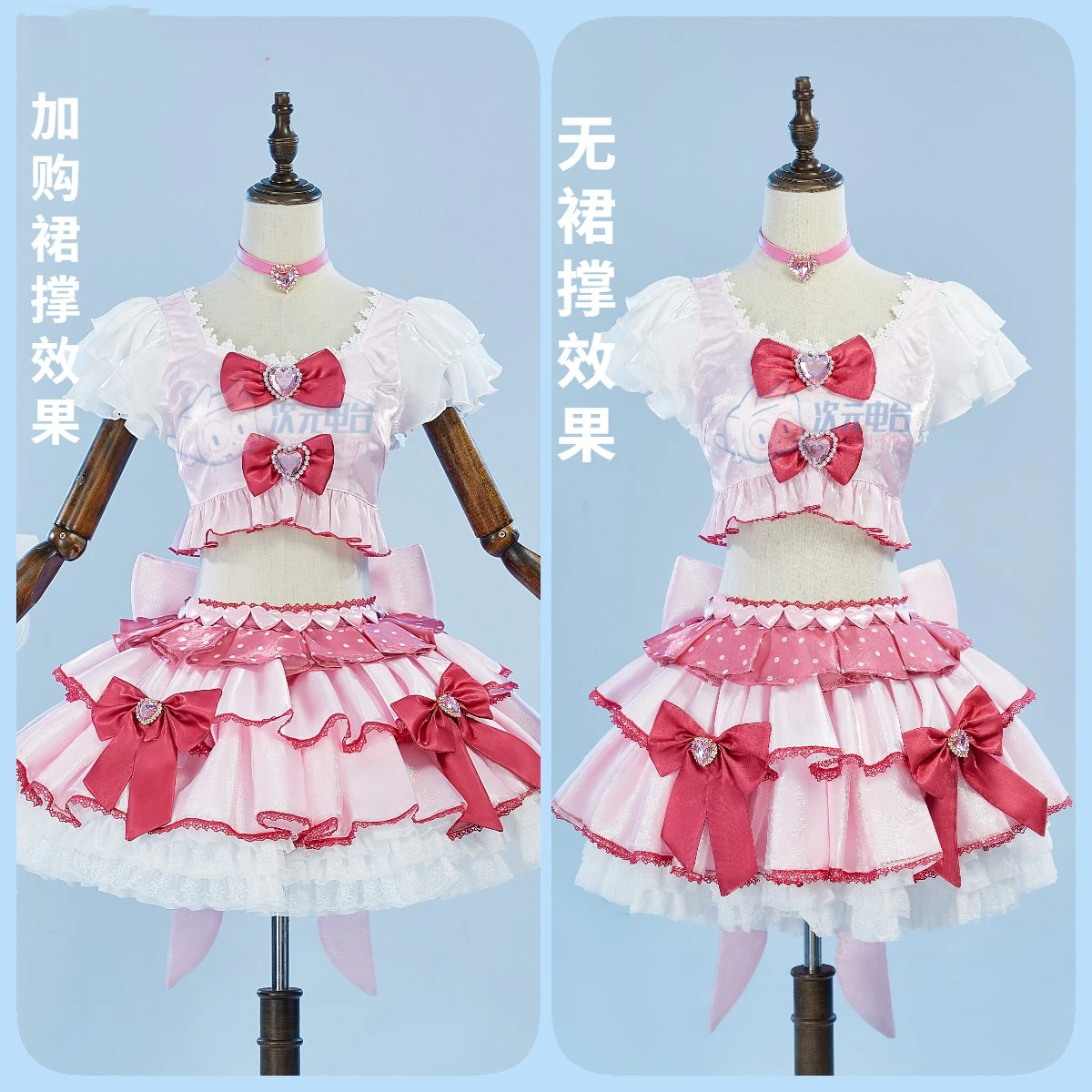 Anime Shugo Chara Hinamori Amu Cosplay Costume Women Pink Dress Halloween Carnival Uniforms Anime Cosplay Clothes Custom Made