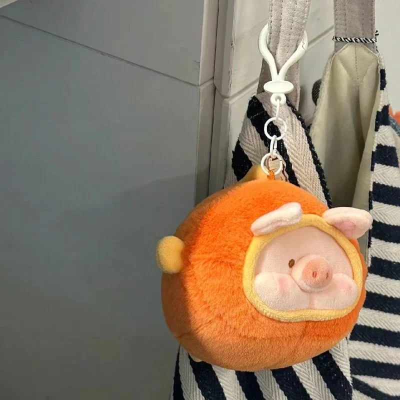 Piggy carp bag pendant plush doll keychain