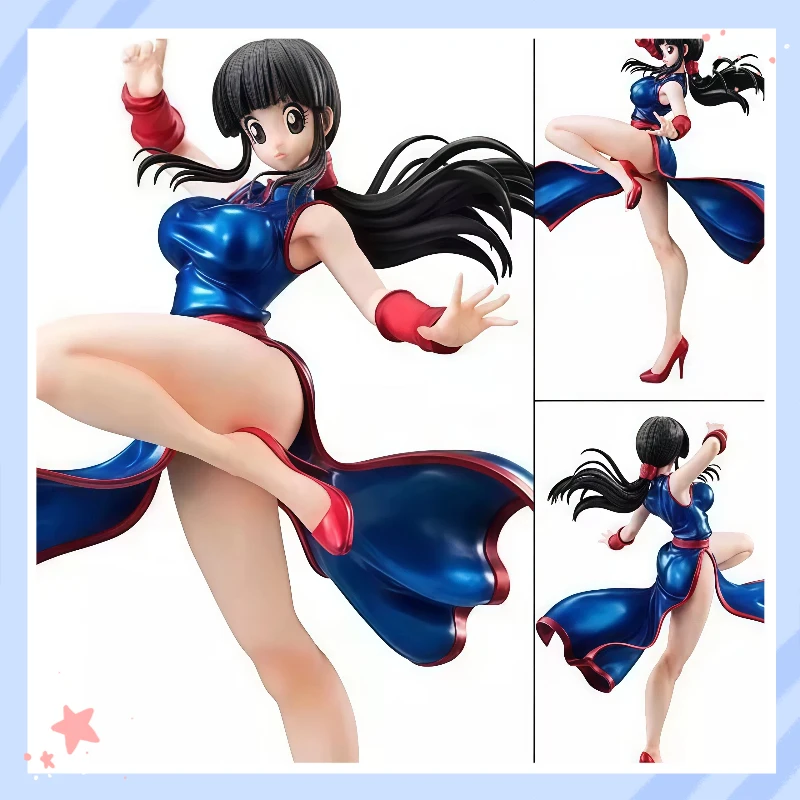 

Dragon Ball Z ChiChi Cheongsam Style Anime Figure Boxed Collectible Statue Desktop Decor Ornament For Anime Fans Collectors