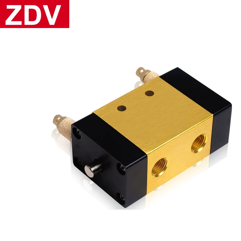 ZDV  Pneumatic Automatic Switch Valve ZDV-08 Cylinder Switch Speed Control Valve Two Position Five Way Reversing Valve