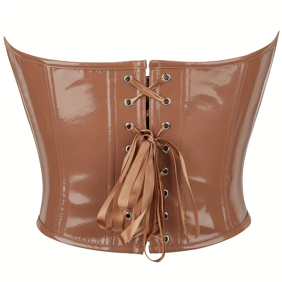 Faux Leather Corset Women Crop Top Sexy Steampunk Bustiers and Corsets Top Overbust Corselet Slimming Corset Belt Modeling Strap