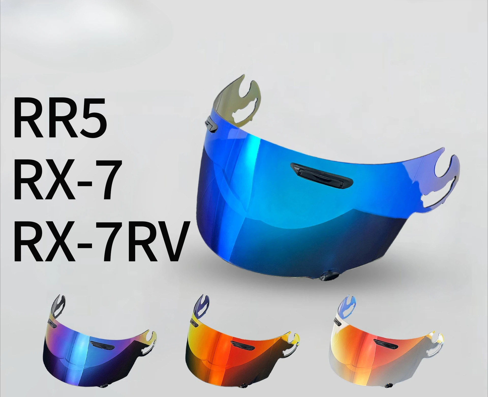 

RR5 Helmet Lens for RX-7, QUAMTUM-J, ASTRO-IQ UV Protection, Windproof and Dustproof Helmet Lens