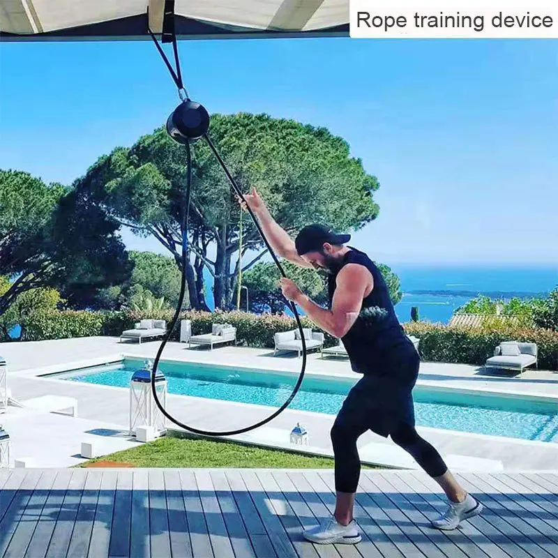Appareil d'entraînement multifonctionnel à corde sans fin pour la maison – Machine de fitness et de