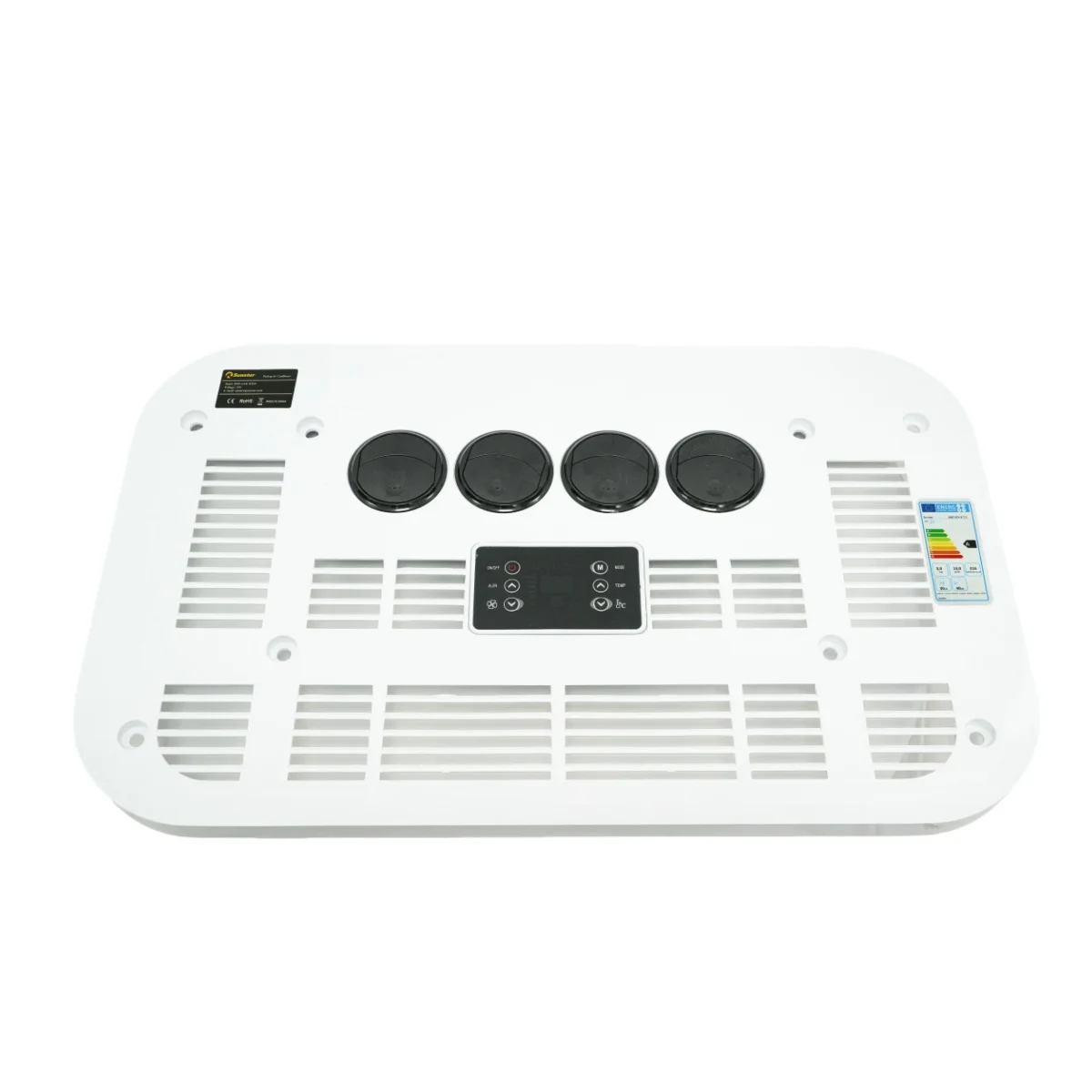 Easy Install 12V 24V DC RV Unit Auto Parking Air Conditioner for Motorhome Caravans Trucks Roof Cooling